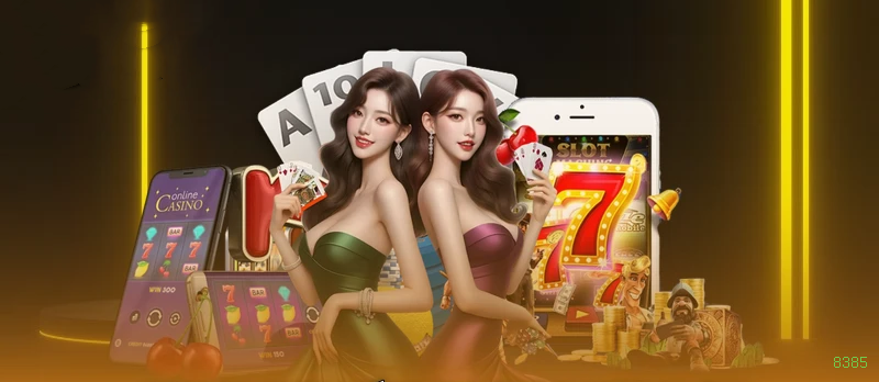 Big win animation on 8385 slot Jogo